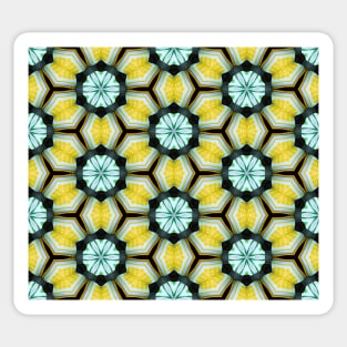 Lemon Wedges Pattern Sticker